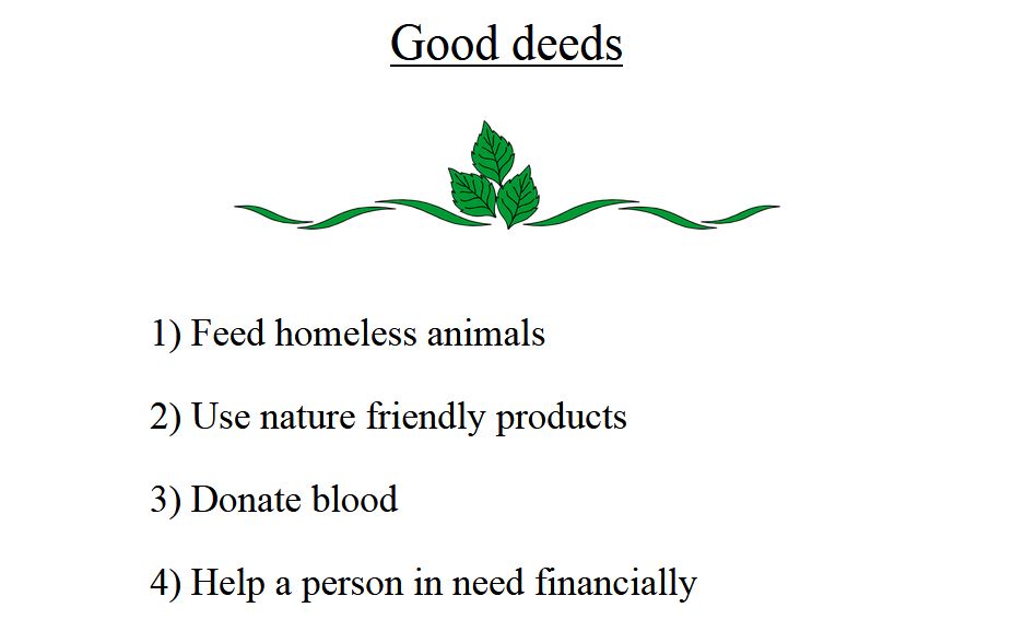 good-deeds